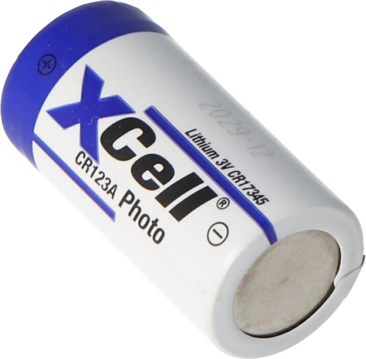 Productafbeelding XCell Lithiumbatterij CR23 (1 Pcs., RCR123A, 1550 mAh)