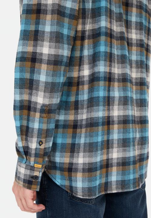 Produktbild Camel Active Langarmhemd mit Karomuster (6XL)