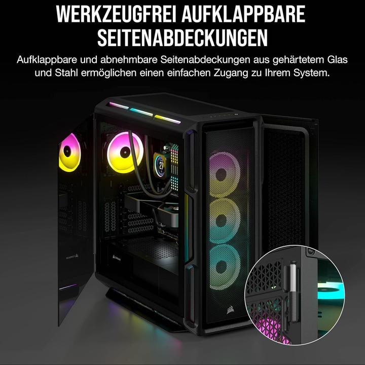 Immagine prodotto Corsair iCUE 5000T RGB (ATX, E-ATX, mATX, Mini-ITX)