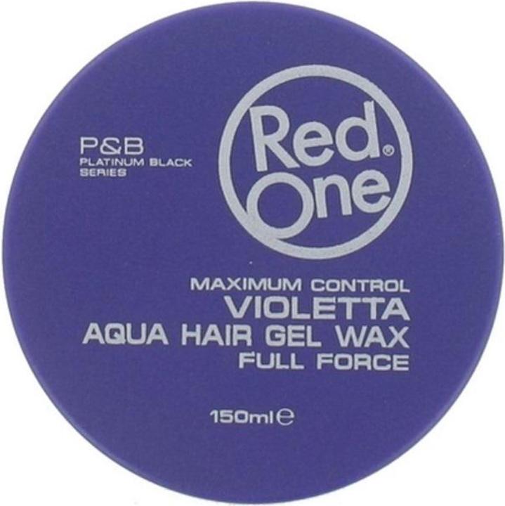 Image du produit RED One - Aqua Hair Gel Wax Quicksilver 150 Ml (Gel coiffant, 150 ml)