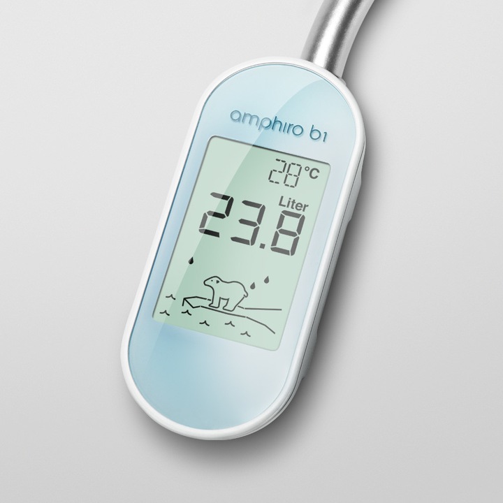 Actual product image Amphiro b1 Bluetooth shower computer