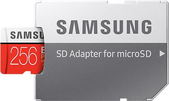 Produktbild Samsung Evo+ microSD UHS-I (256 GB, microSDXC, U3, UHS-I)