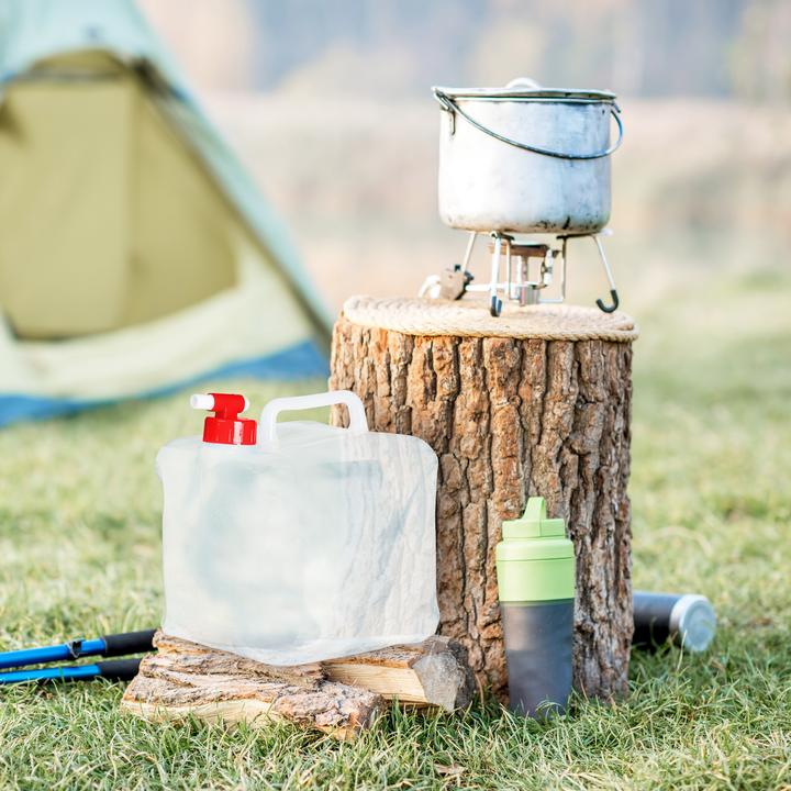 Actual product image Relaxdays Folding canister