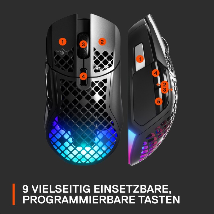 Actual product image SteelSeries Aerox 5 (Wireless)
