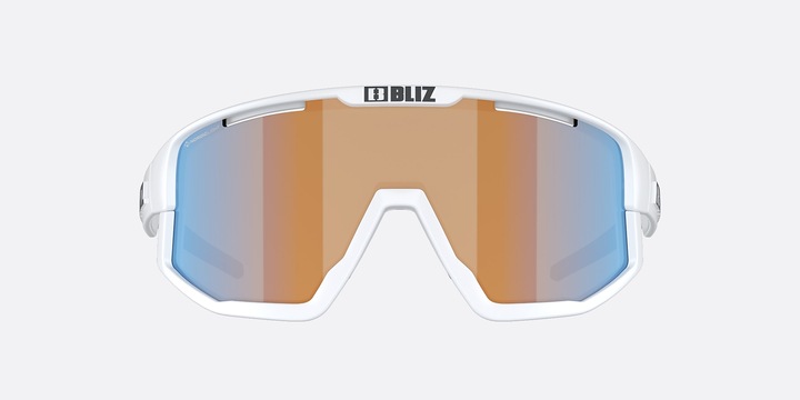 Actual product image Bliz Fusion Small Nano Optics Nordic (white-coral-orange, CAT.1-3, white-coral-orange)