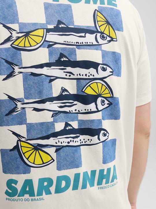 Actual product image Jack & Jones Normal geschnitten Rundhalsausschnitt Plus T-Shirt T-shirt (3XL)