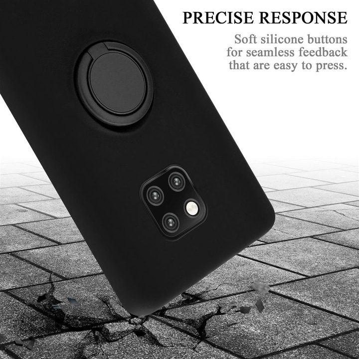 Actual product image Cadorabo TPU Liquid Ring Silicone Case Cover (Mate 20 Pro)