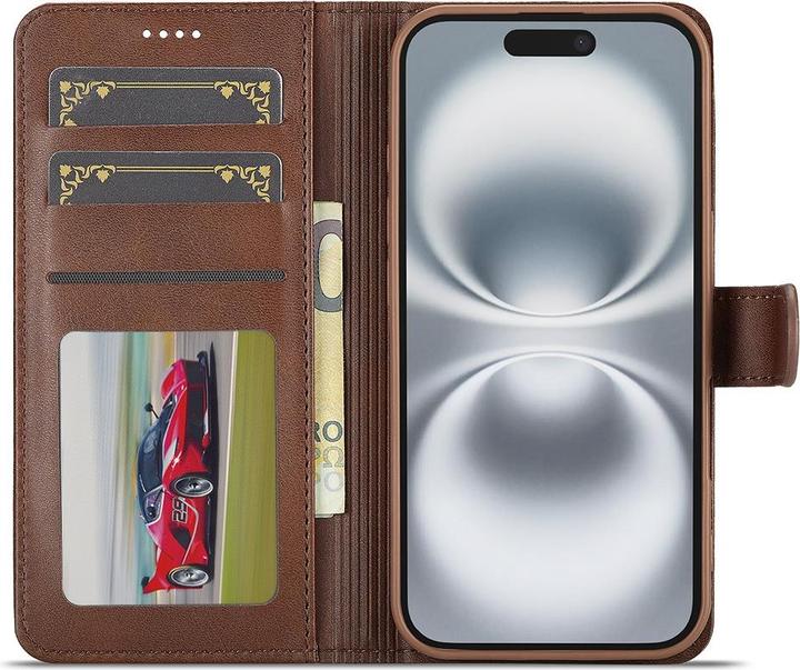 Produktbild Ueli Express Leder Buch Etui Tasche mit Kartenfach (Apple iPhone 17)