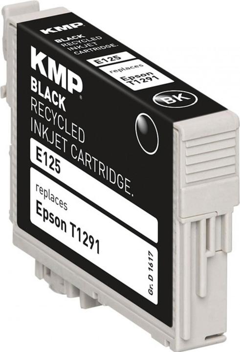 Produktbild KMP E125 Tintenpatrone kompatibel mit Epson T 129 (BK)
