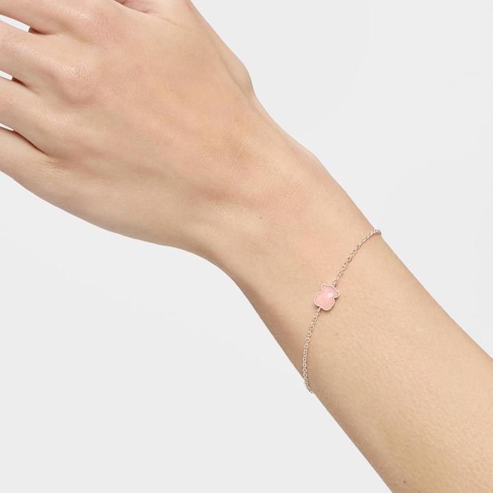 Immagine prodotto Tous Delicate Silver Bracelet With A Pink Teddy Bear