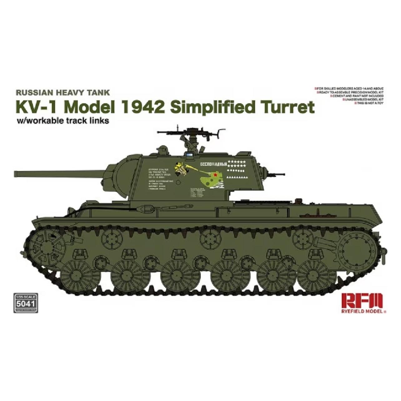 Rye Field Model Kv-1 Model 1942 Vereenvoudigde Koepel