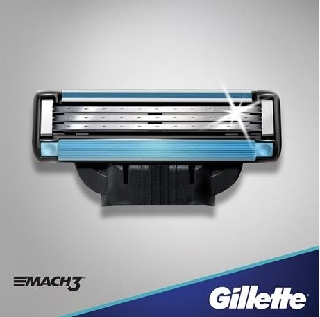 Gillette Mach3 Rasierklingen (4 x)