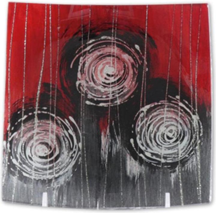 Seyko Geschenke 550341 - Glasplatte "Algion" Viereck, 16cm