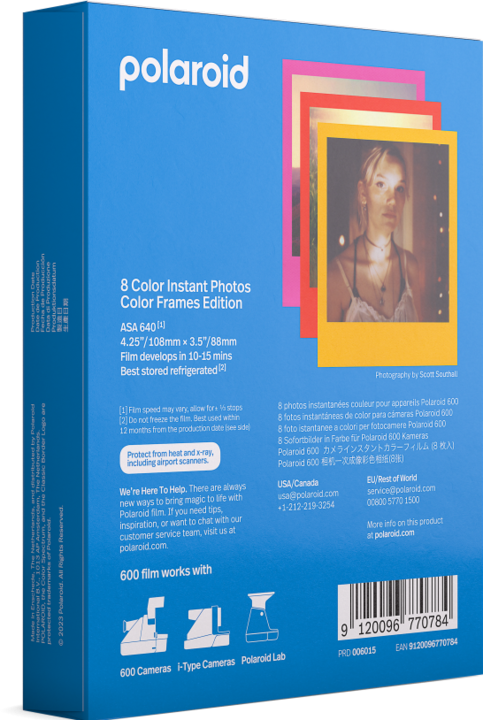 Actual product image Polaroid Color 600 Film (Polaroid 600)