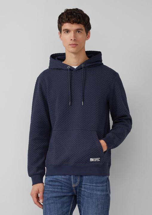 Produktbild s.Oliver Sweatshirt Strukturierter Hoodie (L)