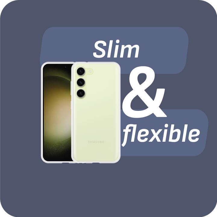 Produktbild Cazy Silikon Hülle Kompatibel mit Samsung Galaxy S23 - Soft TPU Schutz - Transparant (Samsung Galaxy S23)