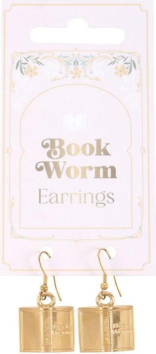 Immagine prodotto Something Different Donna Verme del Libro Orecchini (Acciaio)