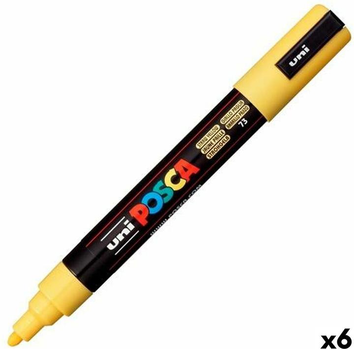 Produktbild Uni-ball Osama Pack 6 Posca Medium Gelb (6x)