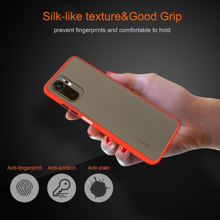 Produktbild Cadorabo Hybrid Matt Cover (Xiaomi Redmi Note 10)