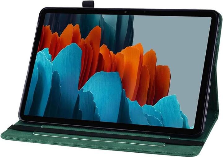 Produktbild Cover-Discount Galaxy Tab S9+ - Schutzhüllle mit Zipper Tasche grün (Galaxy Tab S9+, Galaxy Tab S10+, Galaxy Tab S9 FE)