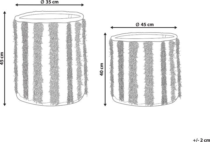 Produktbild Beliani Kakki (2 x, 45 x 45 x 45 cm)