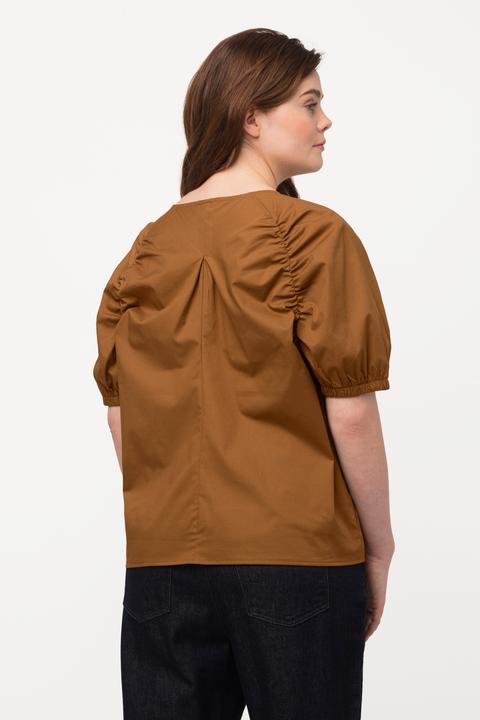 Produktbild Ulla Popken Bluse, Saumband, Tunika-Ausschnitt, Halbarm (50, 52)