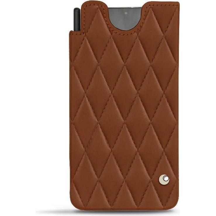 Noreve Lederschutzhülle (Samsung Galaxy S21 Ultra), Smartphone Hülle, Braun