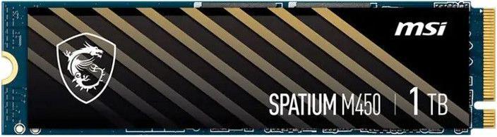 MSI SSD 1TB V1 M.2 Spatium M450 PCIe 4.0 3600/3000 TLC retail (1000 GB, M.2)