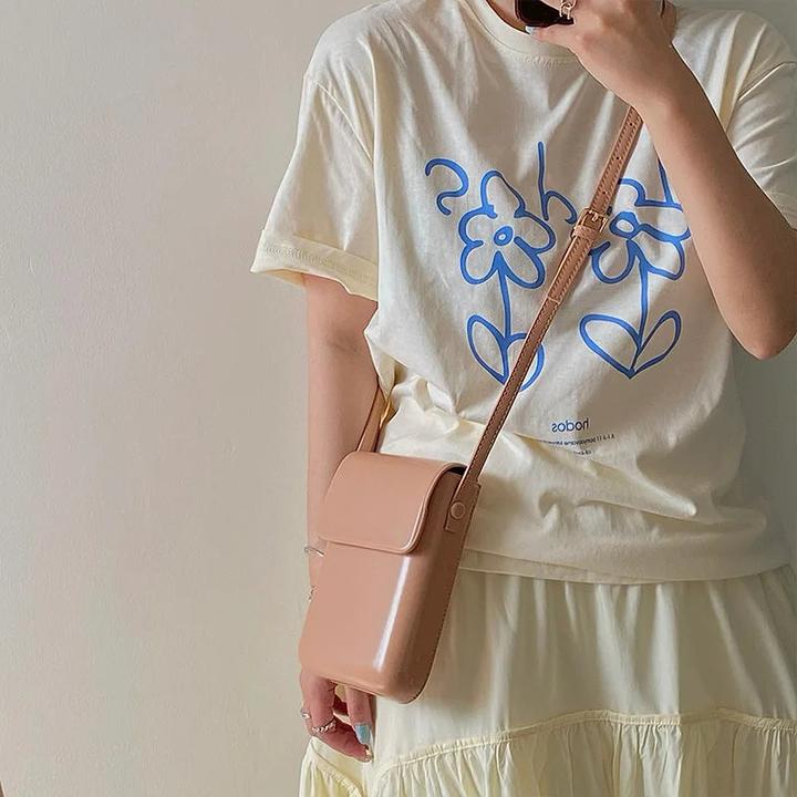 Image du produit Only-Bags.Store Rabat Crossbody Sacs Mini PU Sacs à bandoulière en cuir et sacs à main Téléphone simple fixe