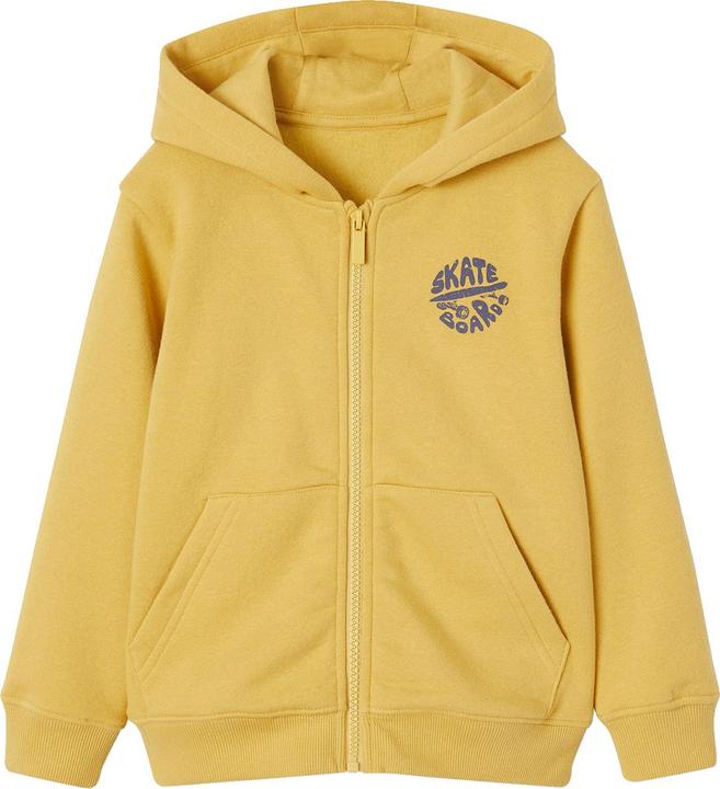 Vertbaudet Jungen Kapuzensweatjacke BASIC mit Recycling-Polyester