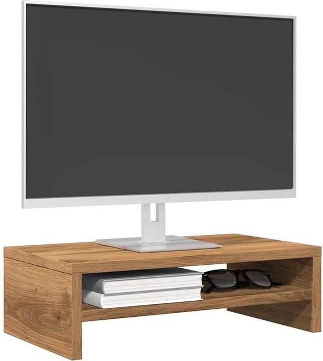 Produktbild VidaXL Monitorständer Artisan-Eiche 42x24x13 cm Holzwerkstoff