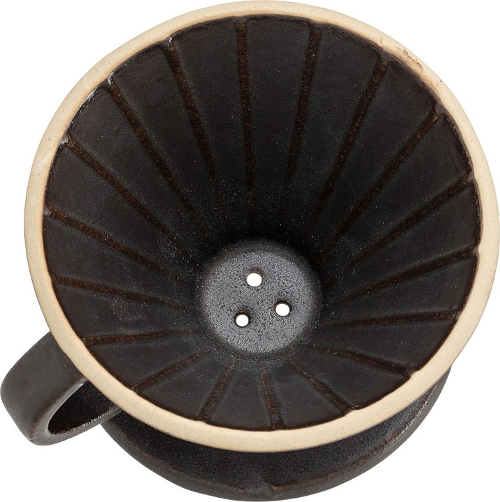 Image du produit Bloomingville Leah Coffee Dripper, Black, Stoneware