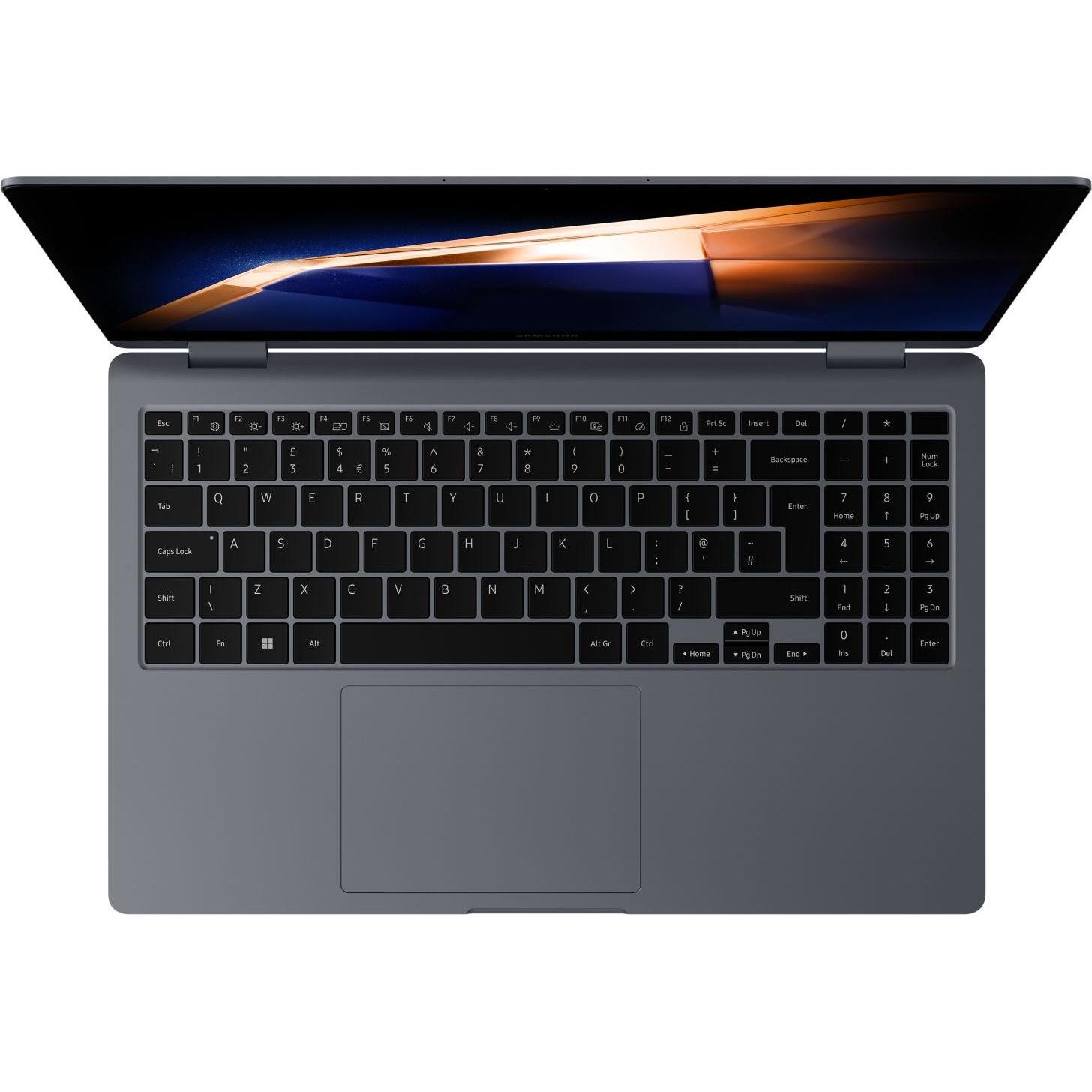 Thumbnail - Samsung Galaxy Book4 360 (15.60", Intel Core 5 120U, 8 GB, 256 GB, DE), Notebook, Grau