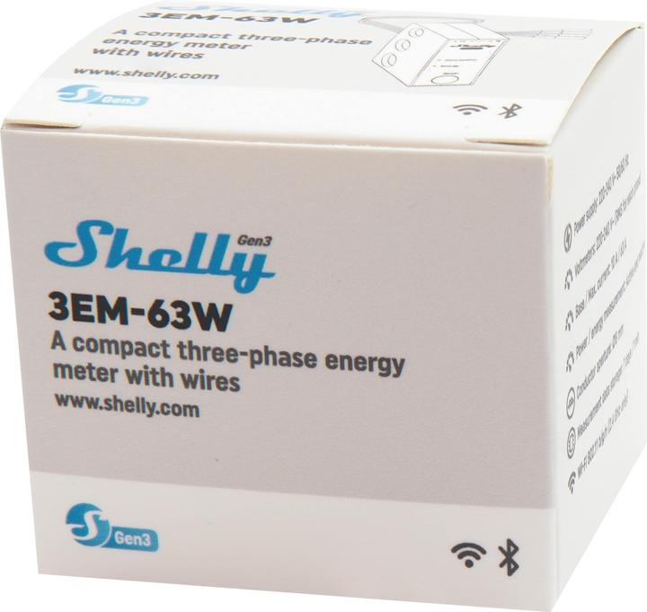 Productafbeelding Shelly 3EM-63W Gen3