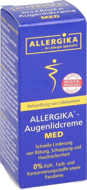 Image du produit Allergika Crème pour les paupières Med (Crème pour les yeux, 15 ml, Jour + nuit)
