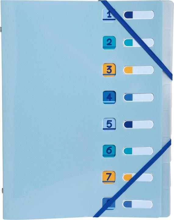 Produktbild Exacompta Fächermappen Set Bee Blue (A4, 1x)