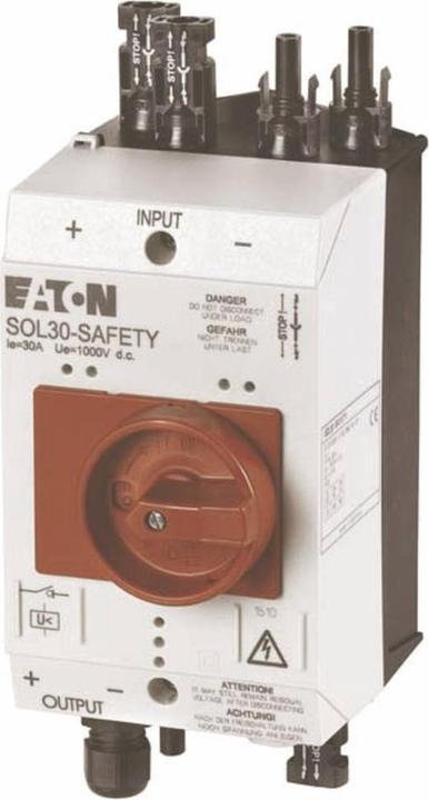 Actual product image Eaton SOL30-SAFETY/2U 144122 230V50Hz Fireman's switch 30A UA