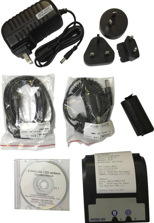Actual product image Honeywell Mini thermal printer EPrint 202 for the alcohol tester EnviteC Plus