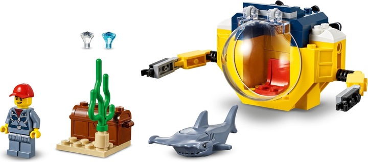Immagine prodotto LEGO Mini sottomarino per ricercatori marini (60263, LEGO City)