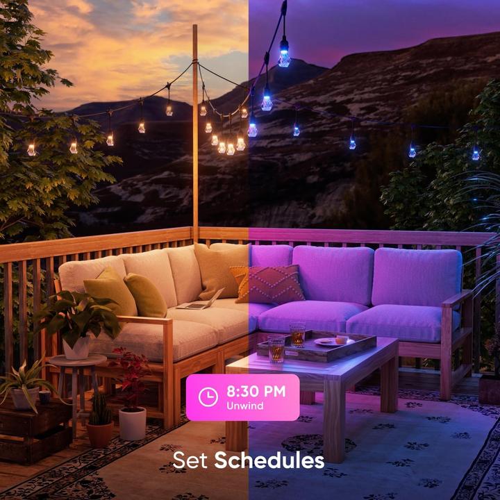 Image du produit Nanoleaf Essentials Matter Smart Pack d'extension de guirlandes lumineuses d'extérieur (15 m)