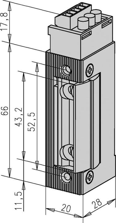 Produktbild effeff Feuerschutz Elektro-Türöffner 143 FaFix (Indoor)