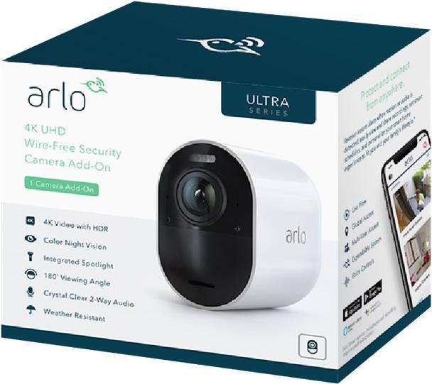 Actual product image Arlo Ultra VMC5040 additional camera (3840 x 2160 pixels)