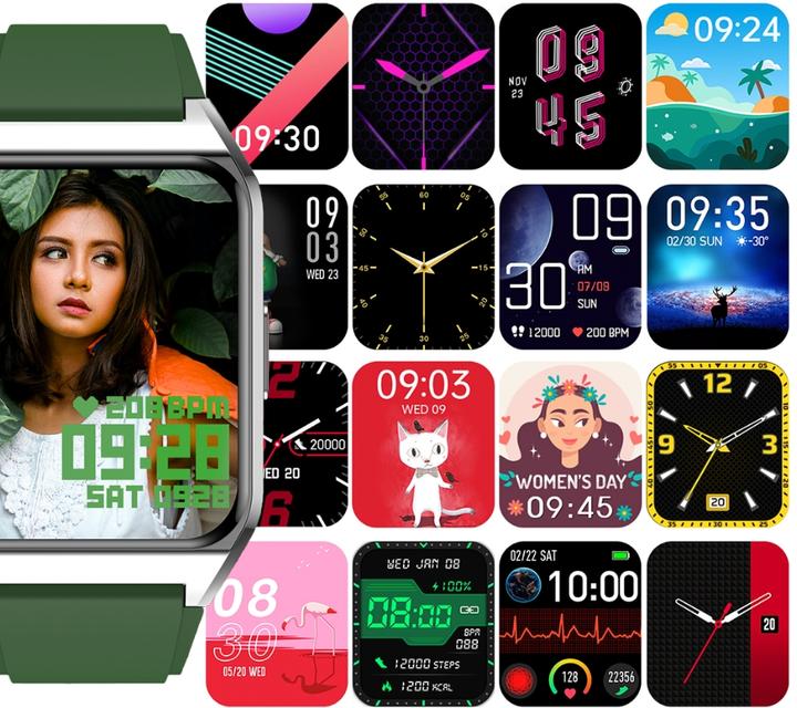 Produktbild Unisex-Smartwatch RNCE89 – Anrufe tätigen, individuelle Zifferblätter (sr035b)