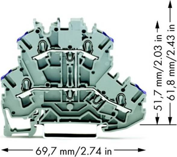 Produktbild Wago 0.25 - 2.5mm4 Conductor, DIN Rail T/B