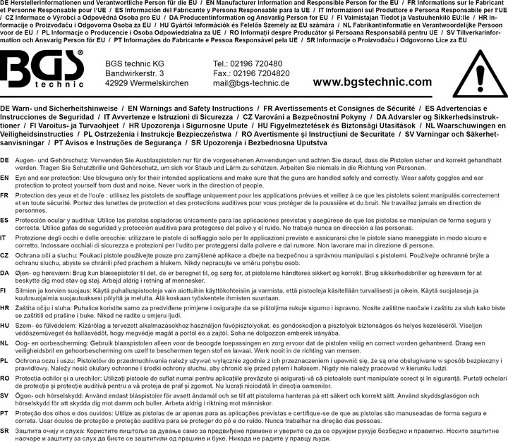 Produktbild BGS Ausblaspistole mit Venturidüse
