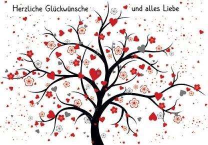Actual product image Taurus Kunstkarten Glückwunschkarte Baum - Herzlichen Glückwunsch und alles Liebe