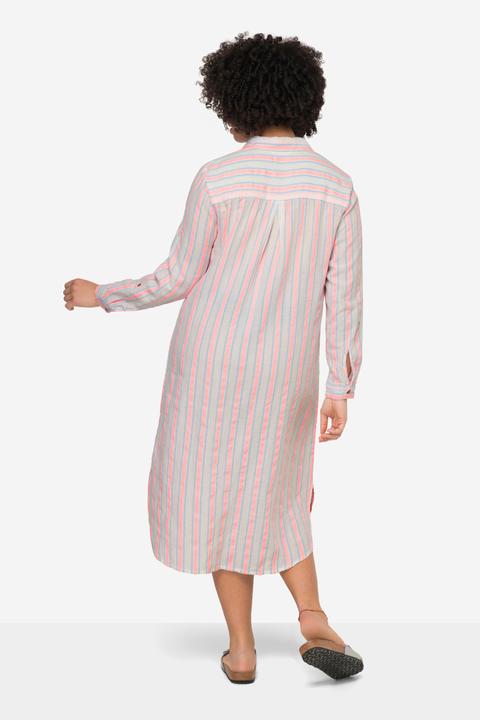 Produktbild Angel of Style Hemdblusen-Midikleid, Streifen, Hemdkragen, 3/4-Ärmel (52)
