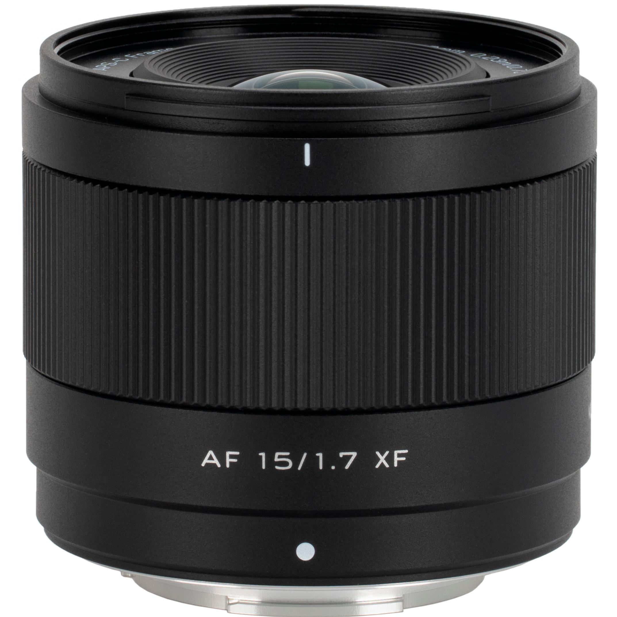 Viltrox AF 15mm F/1.7 Fuji XF (Fujifilm X, APS-C / DX), Obiettivo, Nero