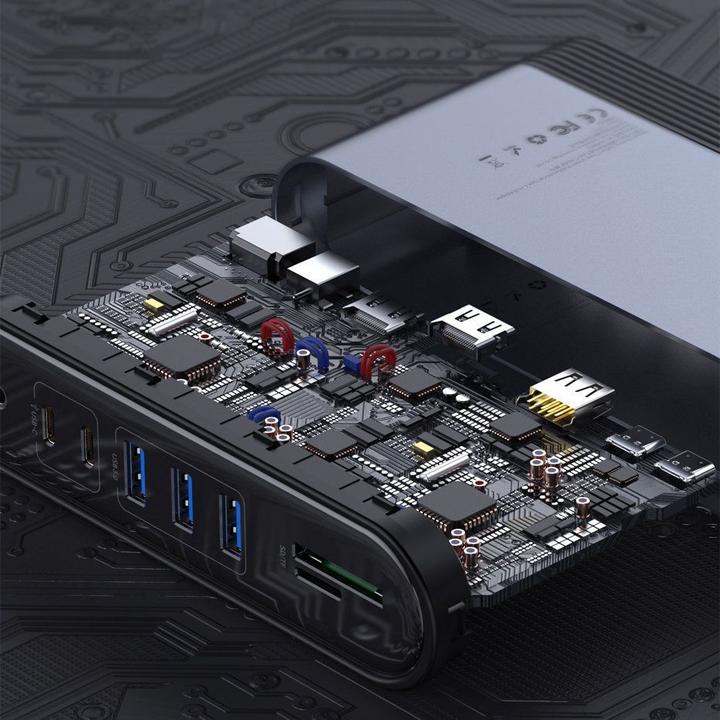 Image du produit Baseus CAHUB-DG0G (USB-C, 1 Ports)