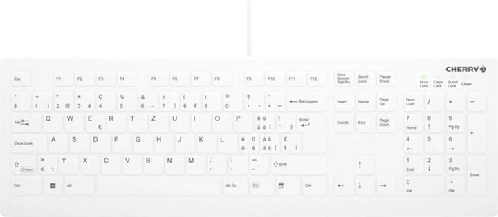 Produktbild CHERRY AK-C8112 MEDICAL KEYBOARD WHITE (CH, Kabelgebunden)